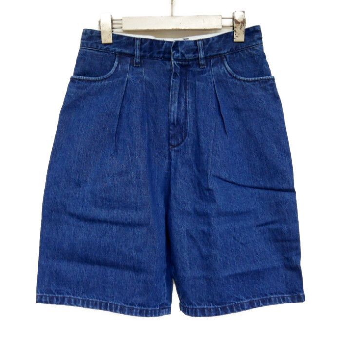 ファーラー　FARAH デニムショーツ　サイズ26 FARAH（ファーラー）の「FARAH | コットンデニム タックショーツ