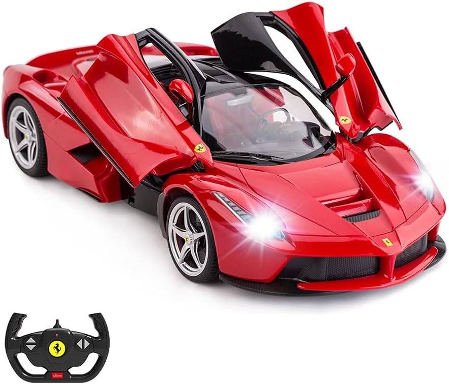 RASTAR RCカー 1|14フェラーリ ラ•フェラーリ ラジコンカー おもちゃの車 モデルカー 赤 レッド 2.4GHz 33.8*15*8.3 cm セ
