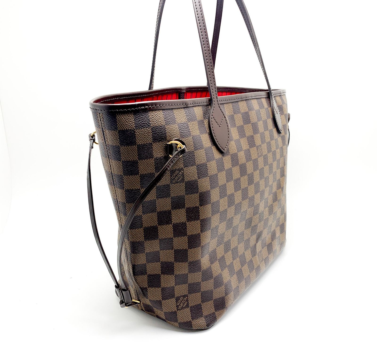 LOUIS VUITTON ルイヴィトン ダミエ ネヴァーフルMM 旧タイプ 内側 