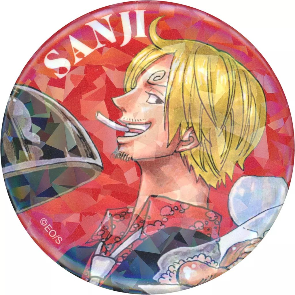 中古】バッジ・ピンズ 4.サンジ 週刊少年ジャンプ オールスター缶