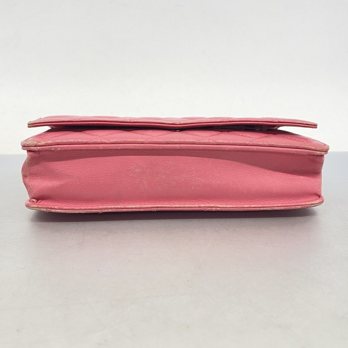 5ge5936-h】シャネル ショルダーウォレット マトラッセ ラムスキン  