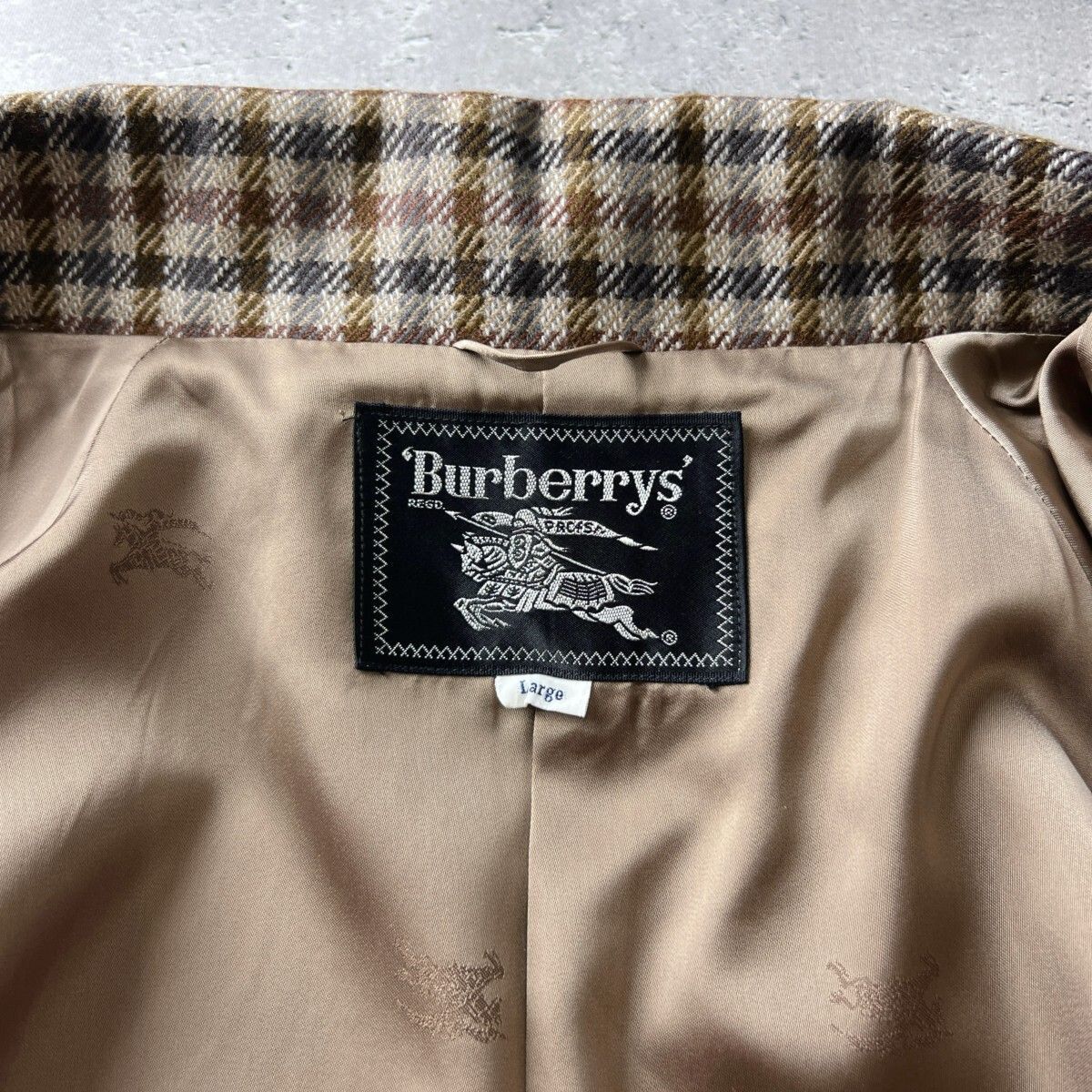 貴重 奇跡のデッドストック! Burberrys REGD バーバリー ヴィンテージ