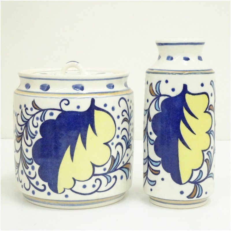 京焼 横田鳳山造 オランダ皆具 替蓋付 共箱 茶道 茶道具 おしゃれ セット 一式 揃い 茶器 かいぐ 抹茶 お茶道具 茶の湯 骨董 お茶