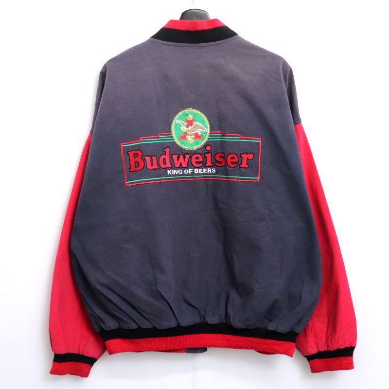 80s swingster バドワイザー BUDWISER 企業 コットン ジャケット メンズ 表記XLサイズ