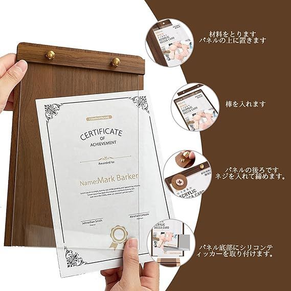 賞状 額縁 a4 高級 褒賞 写真立て 受賞証書枠で フォトフレーム