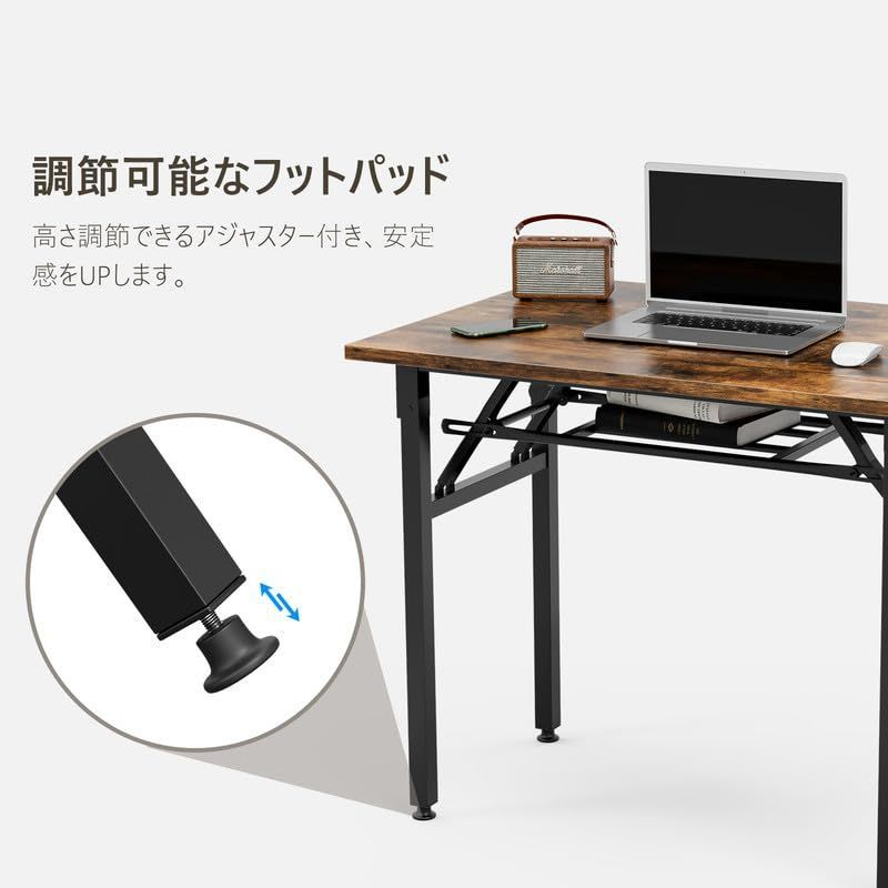 在庫処分 80*60*70CM パソコンデスク ゲーミングデスク 組み立て不要