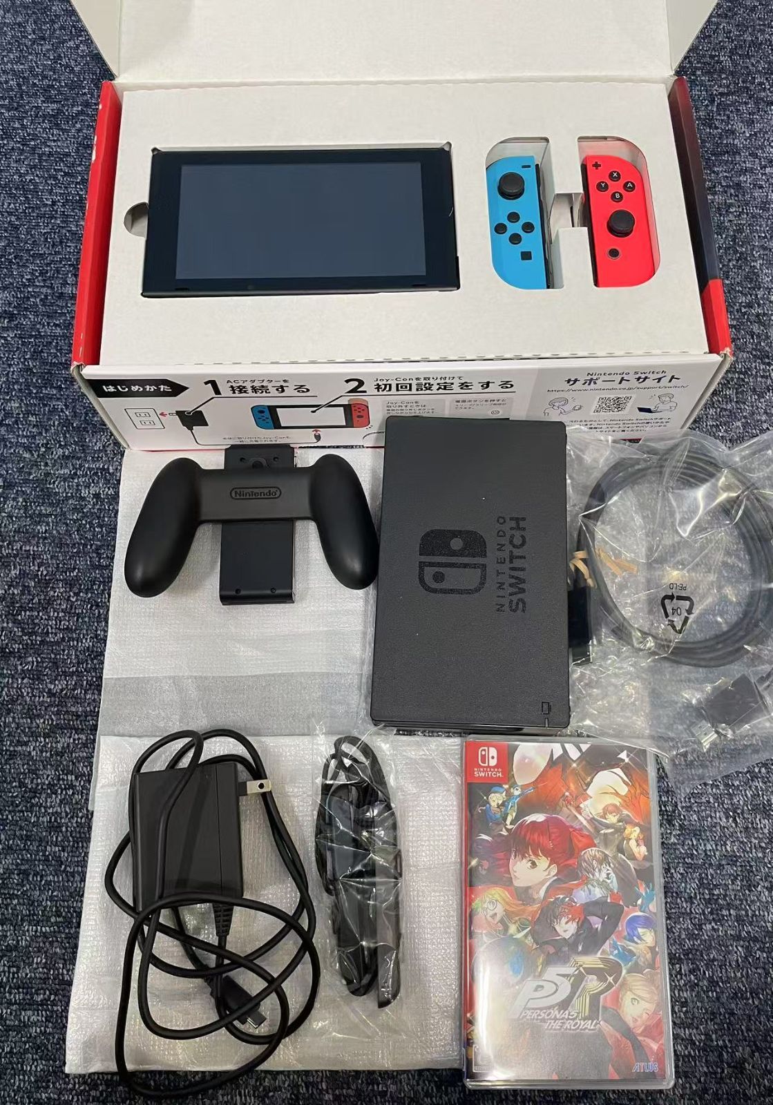 美品 Nintendo Switch 2019年 HAD-S-KABAA バッテリー強化版