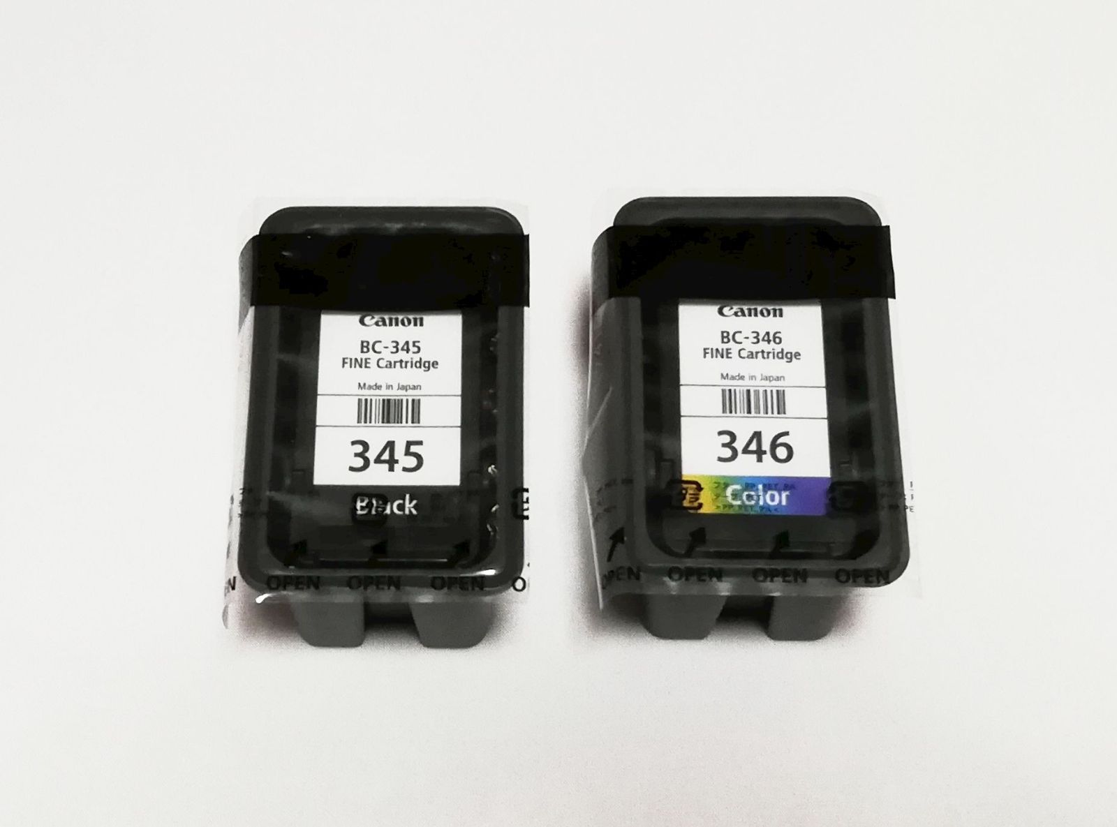 [新品・未使用] 2種セット Canon 純正インクカートリッジ BC-345 BC-346 標準容量