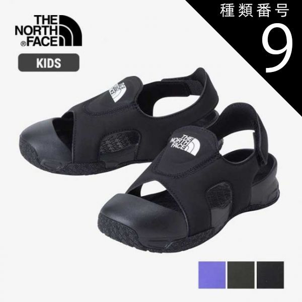 種類9：NK/22cm ザ・ノース・フェイス サンダル キッズ 男の子 女の子 ユニセックス THE NORTH FACE NFJ52450 K STRATUM SHELL ストレイタム シェル 水遊び 川 海 子供服 ジュニア ブラック 紫 パープル グリー