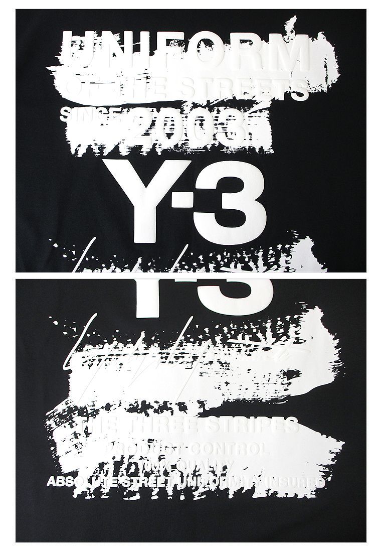 Y-3 ワイスリー　Tシャツ　人気商品　BRUSH GFX SS まとめ買い Y-3/ワイスリー/GFX SS TEE 1/グラフィックTシャツ(S White
