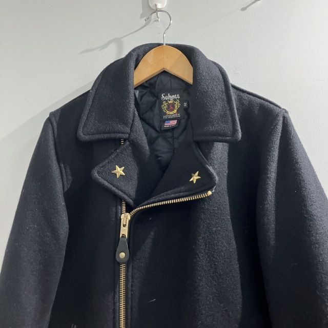 32 美品 ショット ライダースジャケット ライダースコート ブラック Amazon.co.jp: [ショット] 618 ダブルライダース ブラック MADE