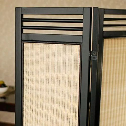 アジアンスクリーン 4連 間仕切り パーテーション ラタン 2704 - メルカリ