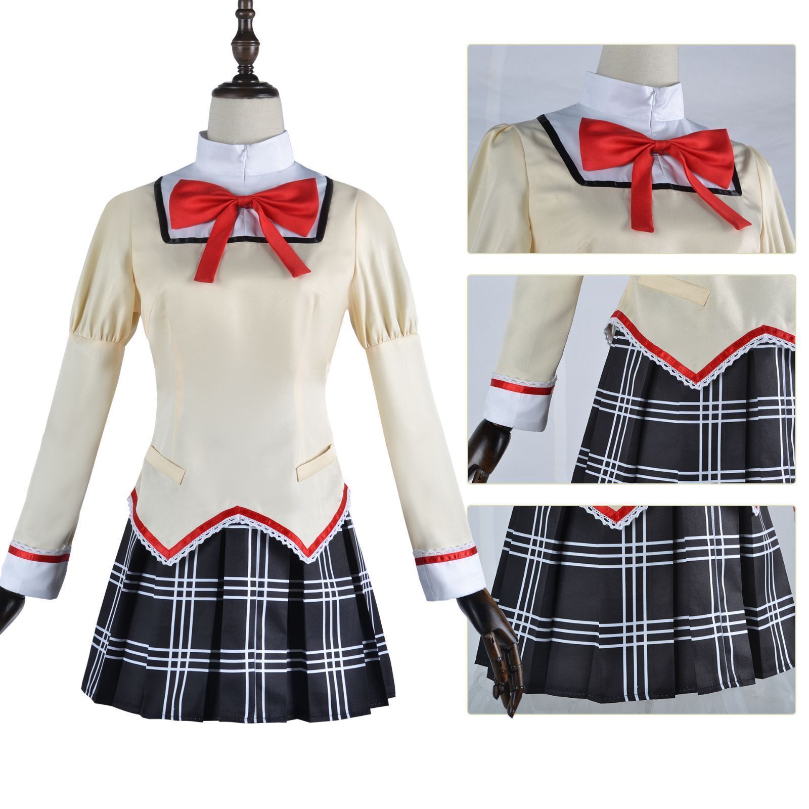 新品 魔法少女まどか☆マギカ コスプレ衣装 制服 見滝原中学校