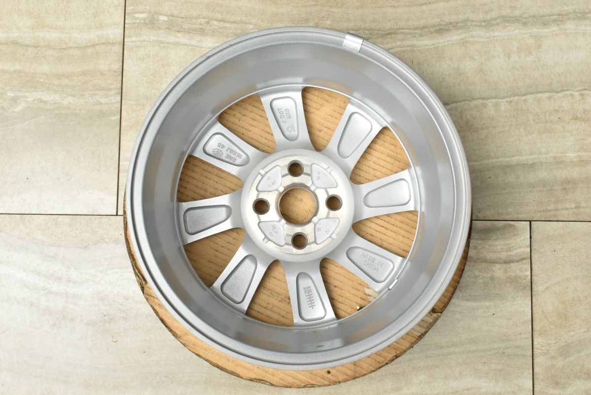 新車外し品】トヨタ アクア Z 純正 15in 6J +45 PCD100 4本セット