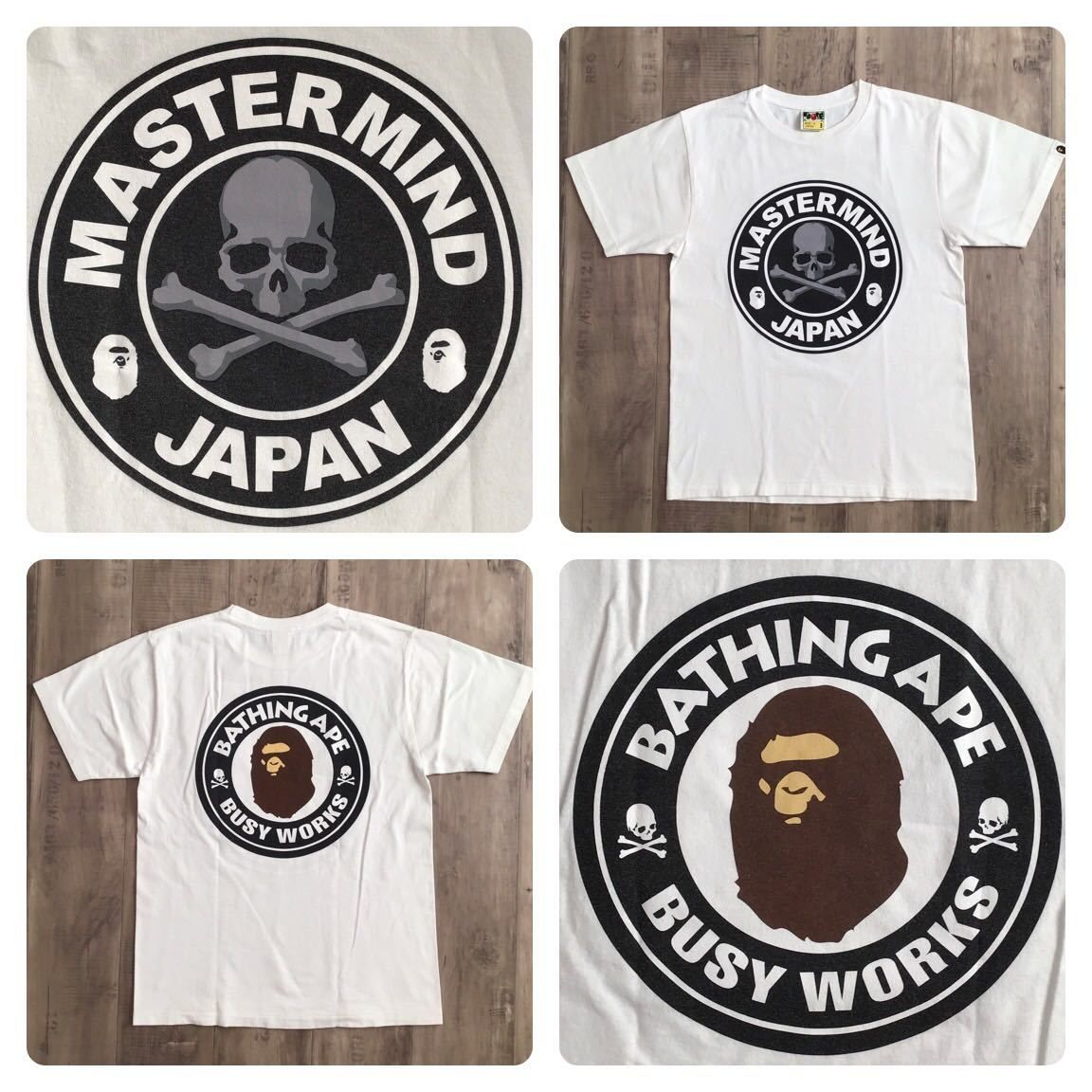 ★激レア★ Mastermind × BAPE Tシャツ Sサイズ マスターマインド a bathing ape エイプ ベイプ アベイシングエイプ  MMJ Skull NIGO