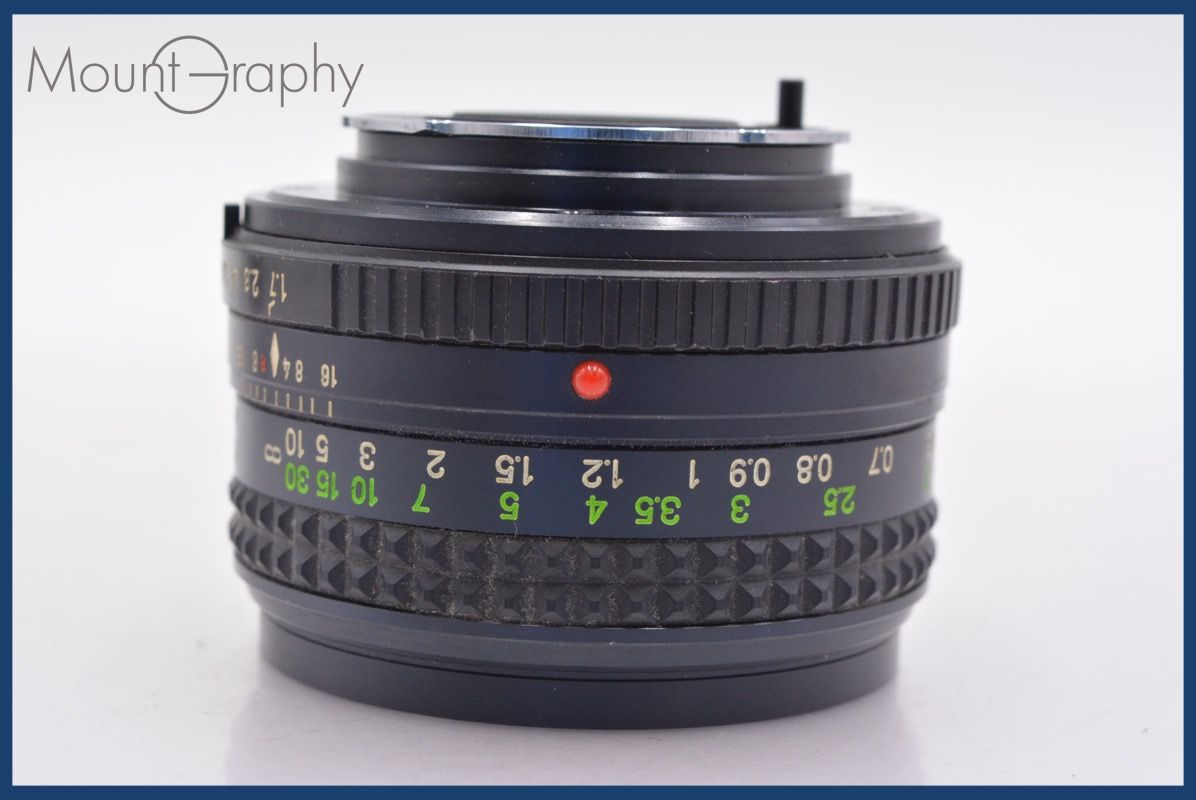 実用 ミノルタ MINOLTA MD ROKKOR 50mm F1.7 前後キャップ付 同梱可 mj5021