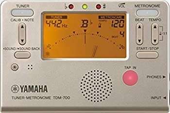 ヤマハ YAMAHA チューナーメトロノーム ゴールド TDM-700G チューナーとメトロノームが同時に使えるデュアル機能 サウンドバック機能