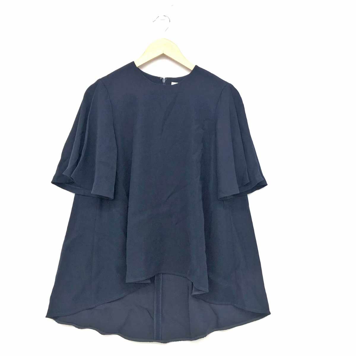 ENFOLD エンフォルド Aラインシルエットプルオーバー サイズ36 300BA230-0430 ネイビー レディース 240002212073