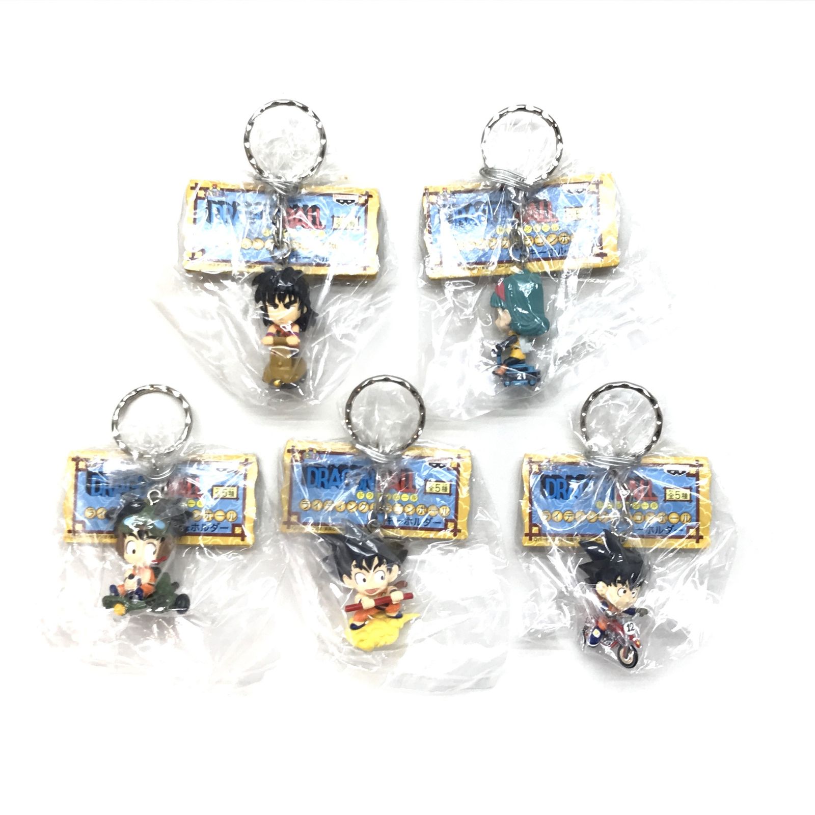 希少☆ドラゴンボールZ☆ライディングキーホルダー全5種セット