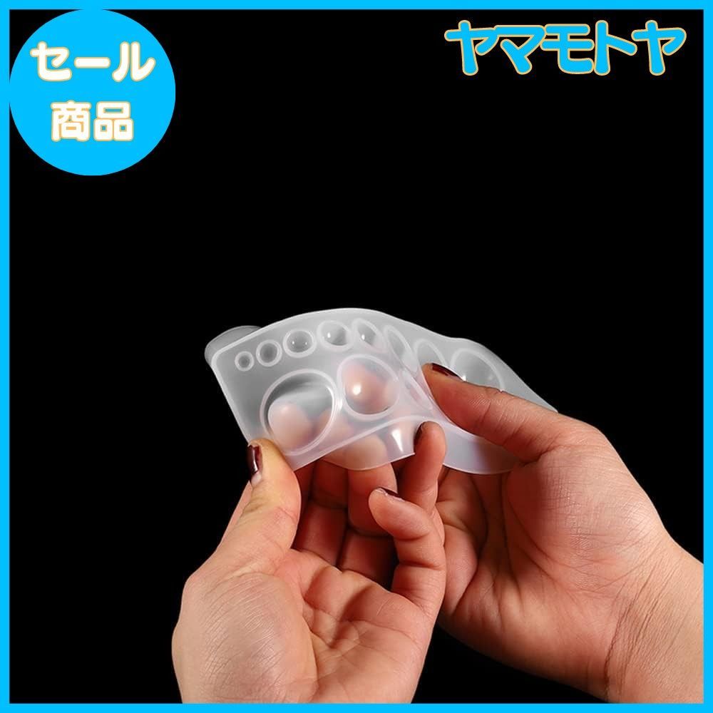 【公式】アクセサリーの激安通販 半球 シリコンモールド型 サムコス エポキシ樹脂 多 UVレジン型 シューズ