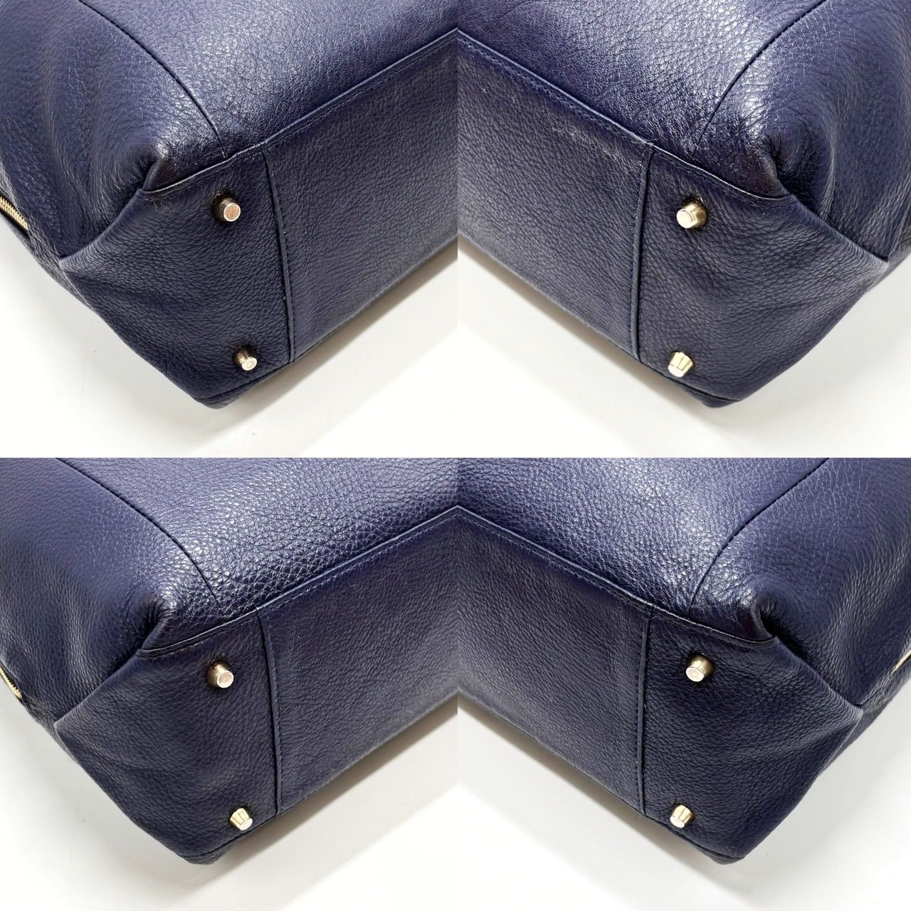良品】 FURLA フルラ トートバッグ ハンドバッグ エリザベス ロゴ金具 