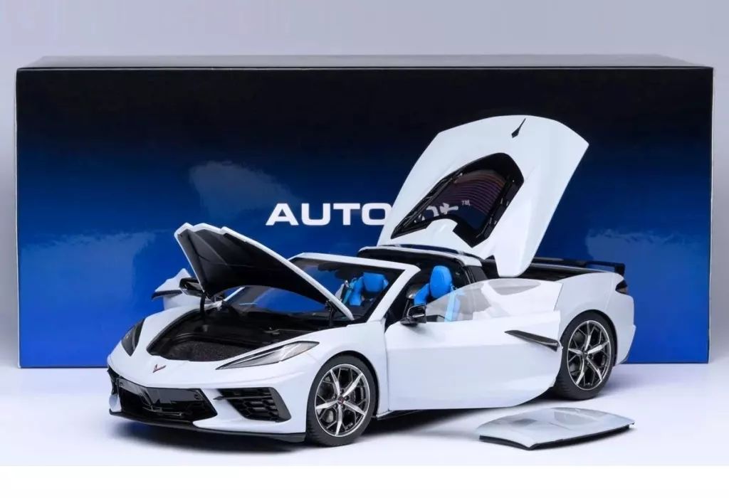 ミニカー 1|18 シボレー コルベット C8 スティングレイ Z51 グレー メタリック オートアート コンポジットモデルシリーズ 71284