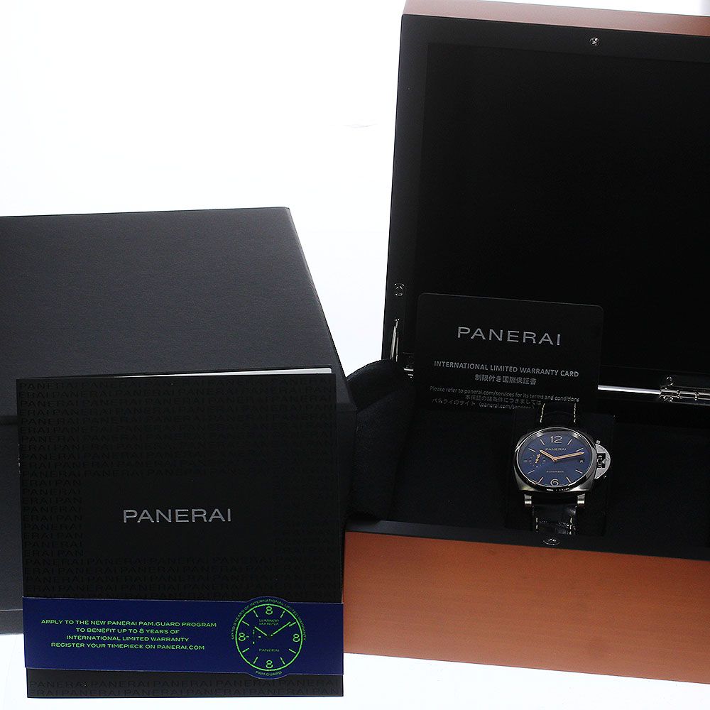 パネライ PANERAI PAM00926 ルミノール ドゥエ デイト 自動巻き メンズ 美品 箱・保証書付き_750071