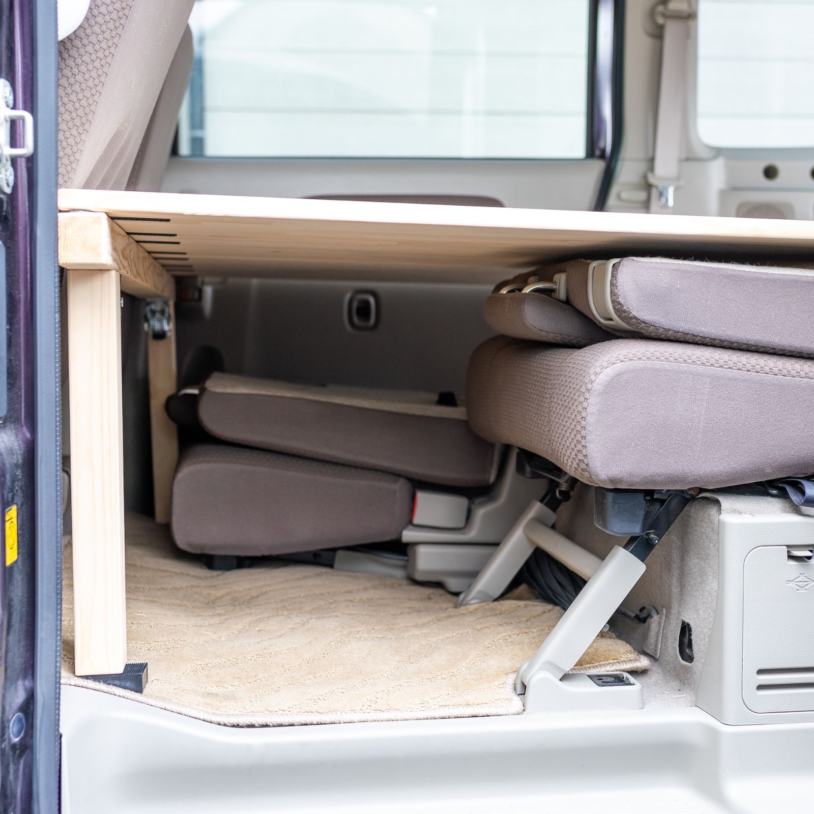エブリイ ワゴン ベッドキット DA17W用 TABIKI 車中泊 車内用 車