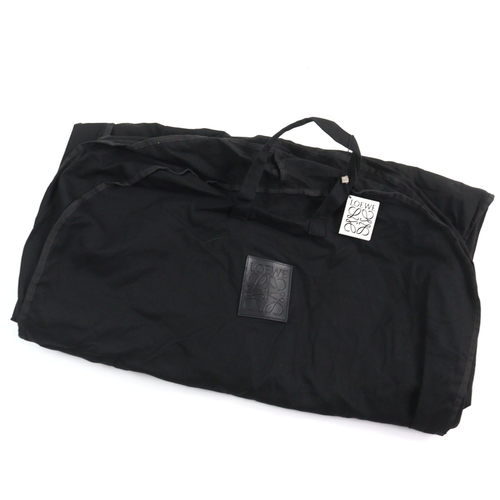 極美品○LOEWE ロエベ H800Y01X08 ウール 裏地ロゴレザーパッチ