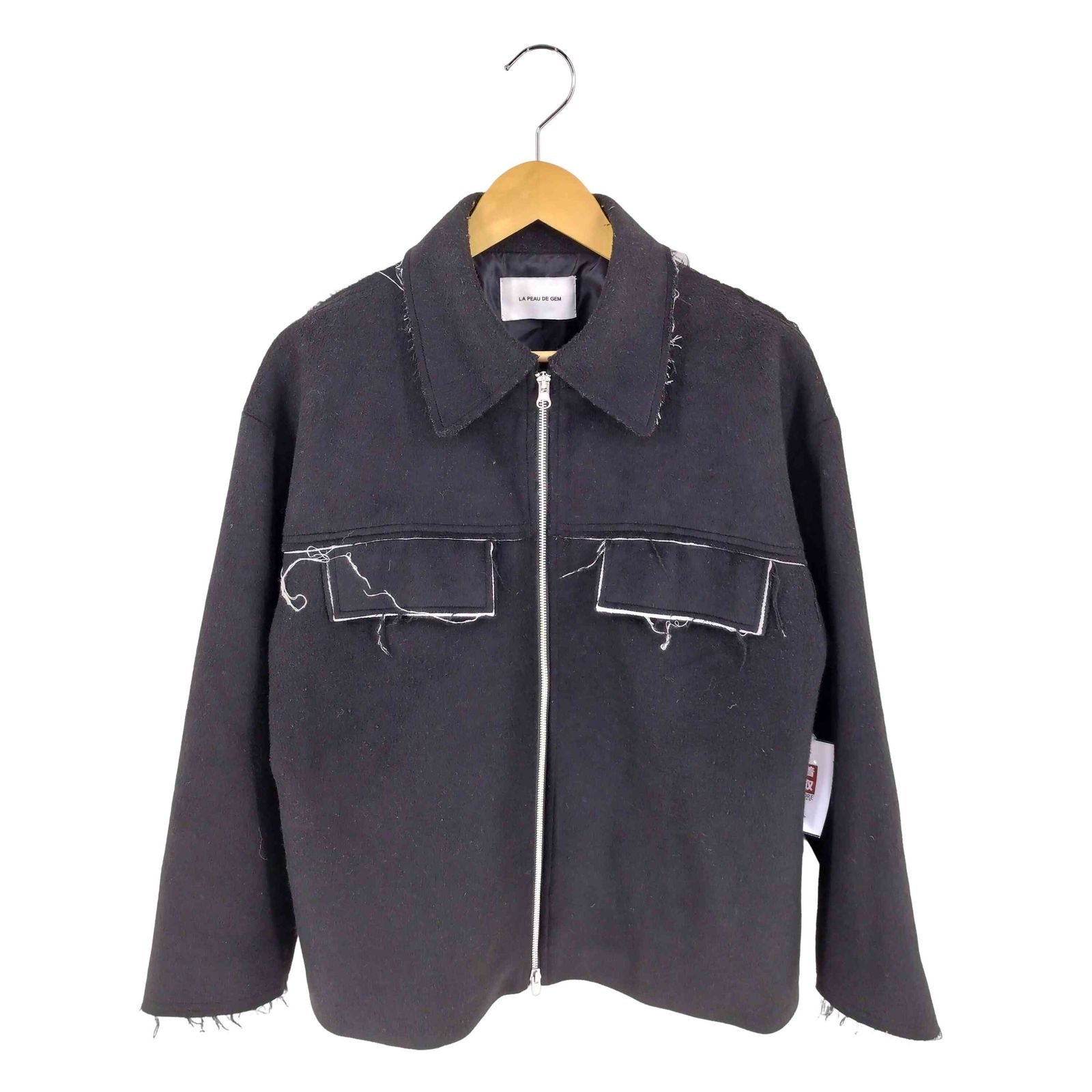 ラポドゥジェム la peau de gem ウールカバーオール レディース