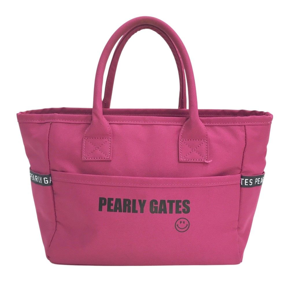 PEARLY GATES パーリーゲイツ カートバッグ イエローオレンジ×黒
