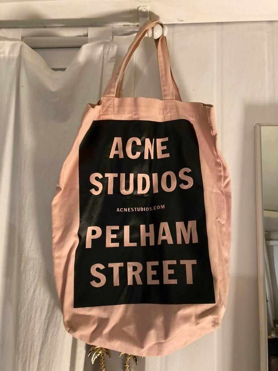 特価良品AcneStudios アクネ　ブラック　トートバッグ　ショルダーバッグ バッグ