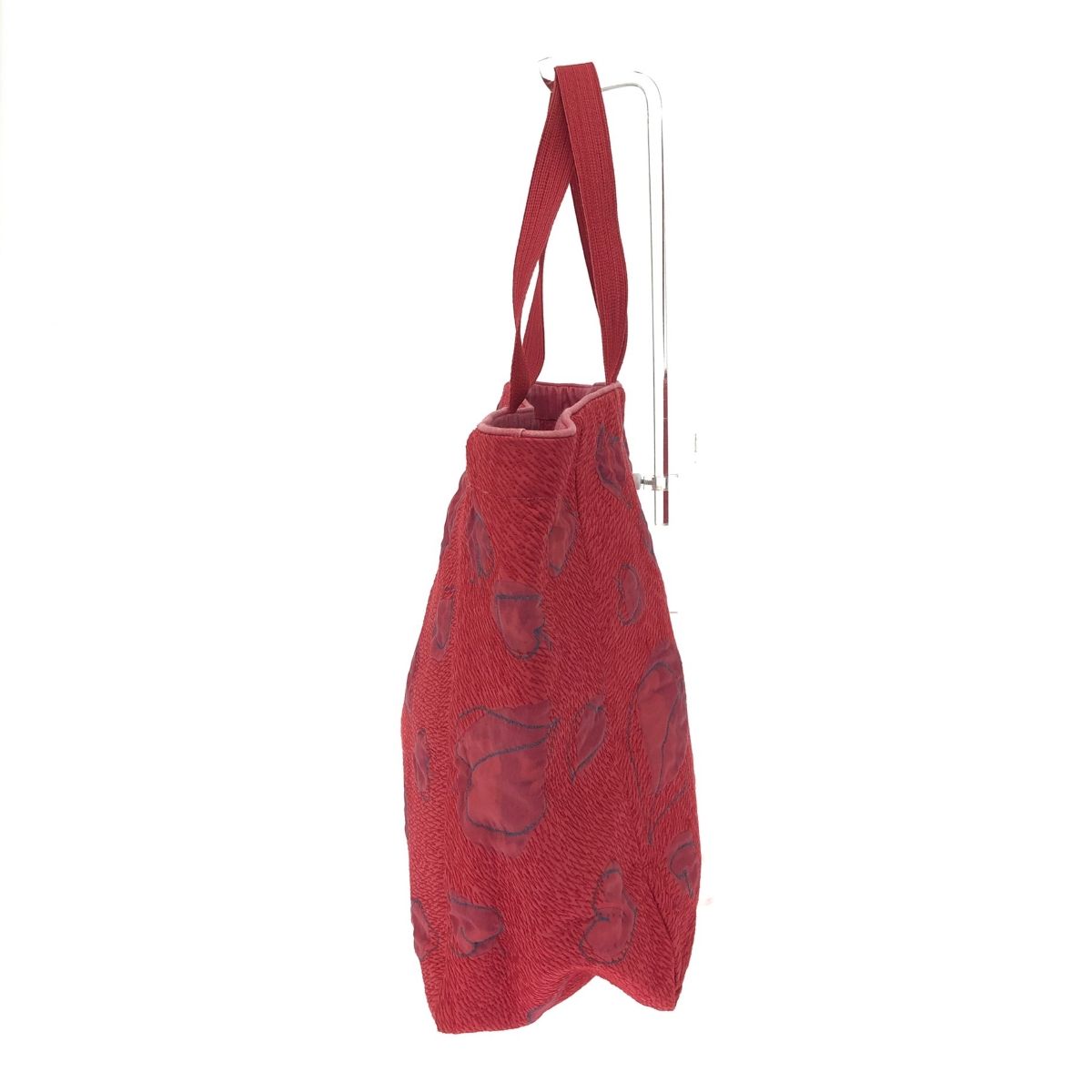 TAMASHA タマシャ トートバッグ レッド レディース 刺繍 ハート