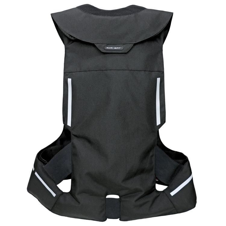 hit-air ヒットエアー バックプロテクター内蔵 エアバッグ ハーネス ST-C BK Mサイズ 無限電光 CE認証モデル EN-1621-4