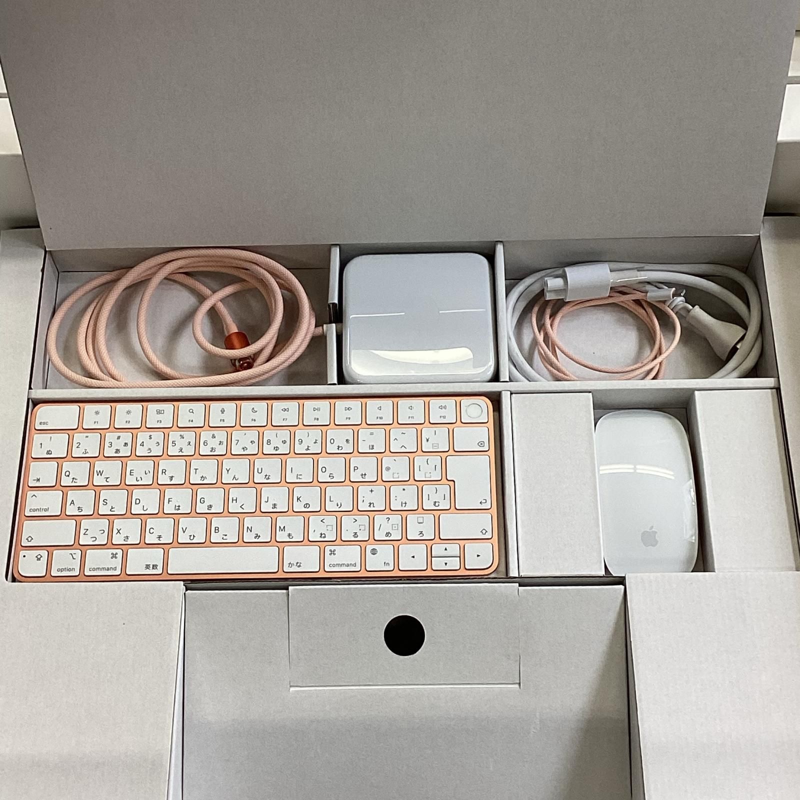 Apple iMac 24インチ 2021 M1 8コア 8GB SSD 256GB オレンジ 美