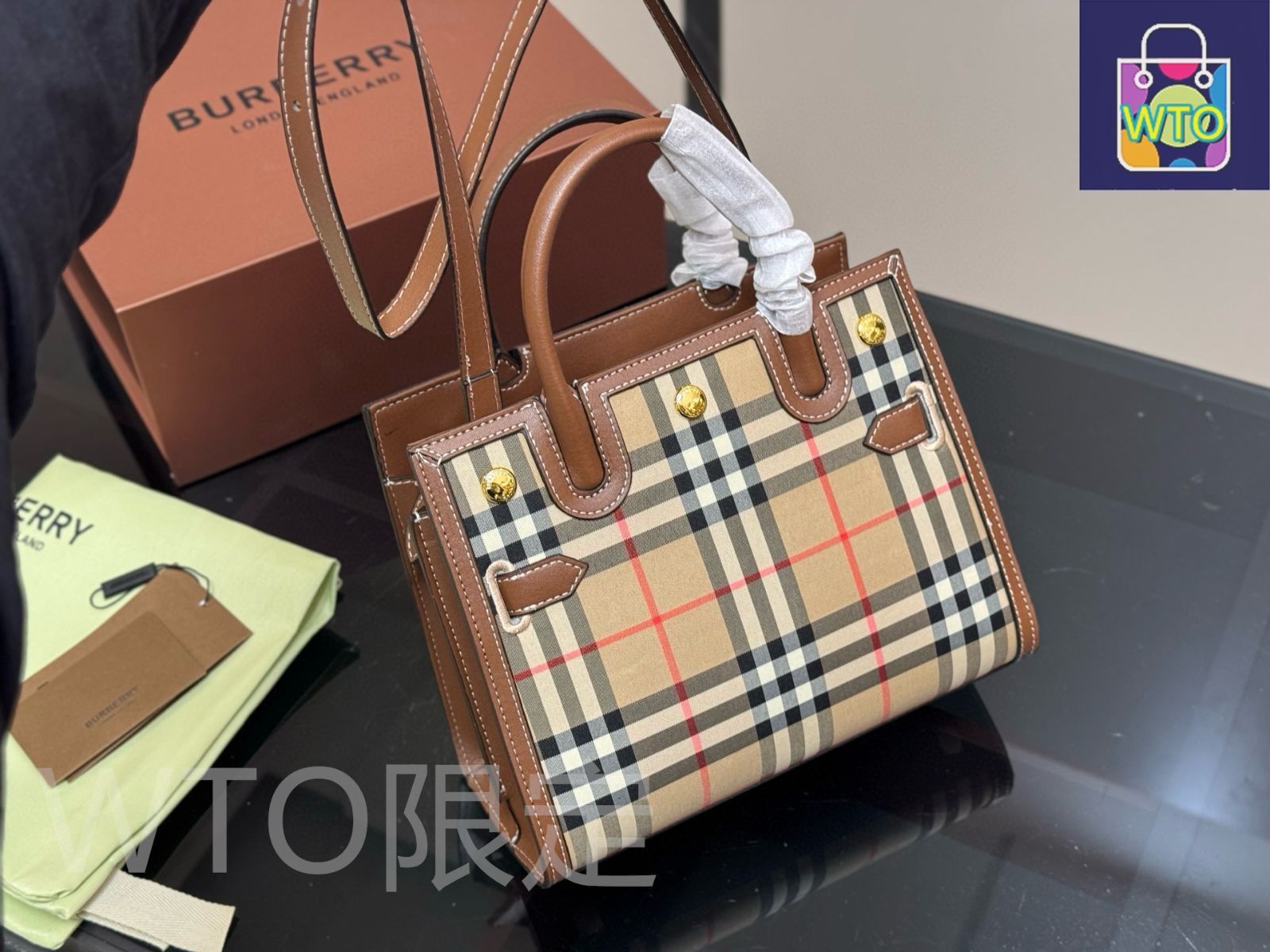 BURBERRY ヴィンテージ ハンドバッグ Burberry ハンドバッグ
