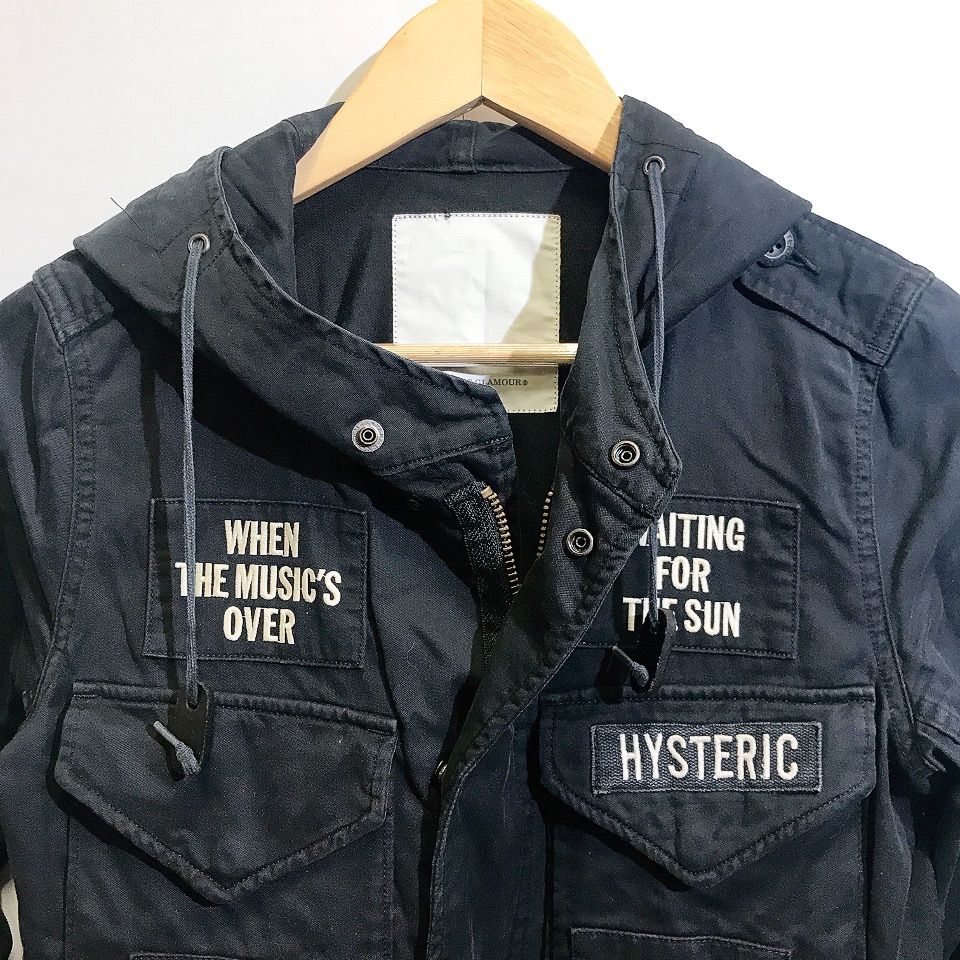 HYSTERIC GLAMOUR ヒステリックグラマー マウンテンパーカー 綿100% 紺 ライトアウター メンズ Mサイズ - メルカリ