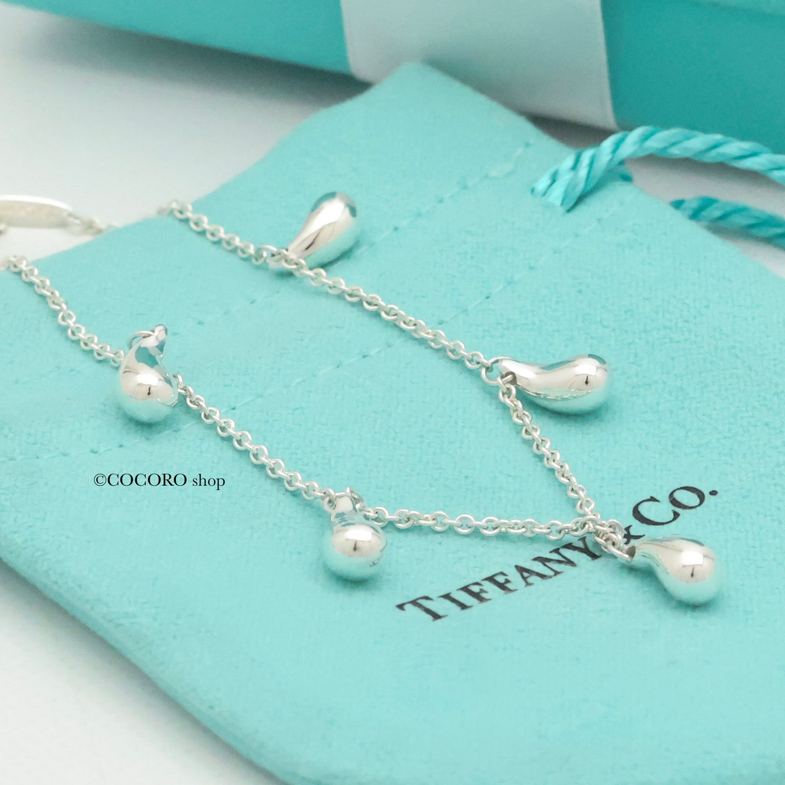 美品】ティファニー TIFFANY&Co. 5連 ファイブ ティアドロップ