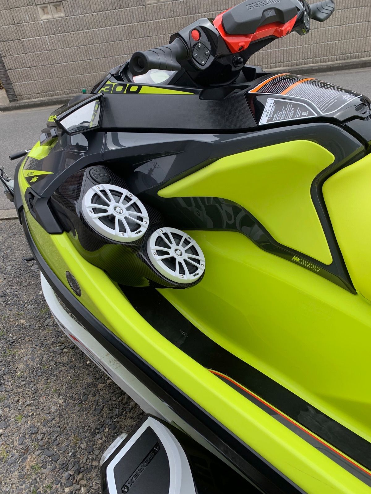 seadoo 2018〜 2024 RXT GTX RXTX T3 4スピーカーボックス　スピーカー　オーディオ　ジェットスキー　jetski  シードゥー