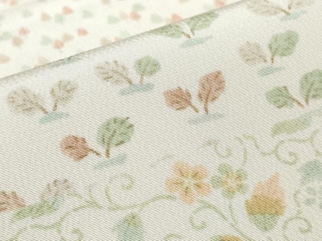 平和屋着物○紀裳苑 訪問着 花唐草 正絹 逸品 AABA6473ph