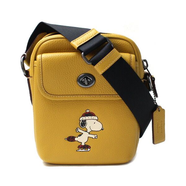 COACH コーチ PEANUTSコラボ ヘリテージ クロスボディ・スヌーピー