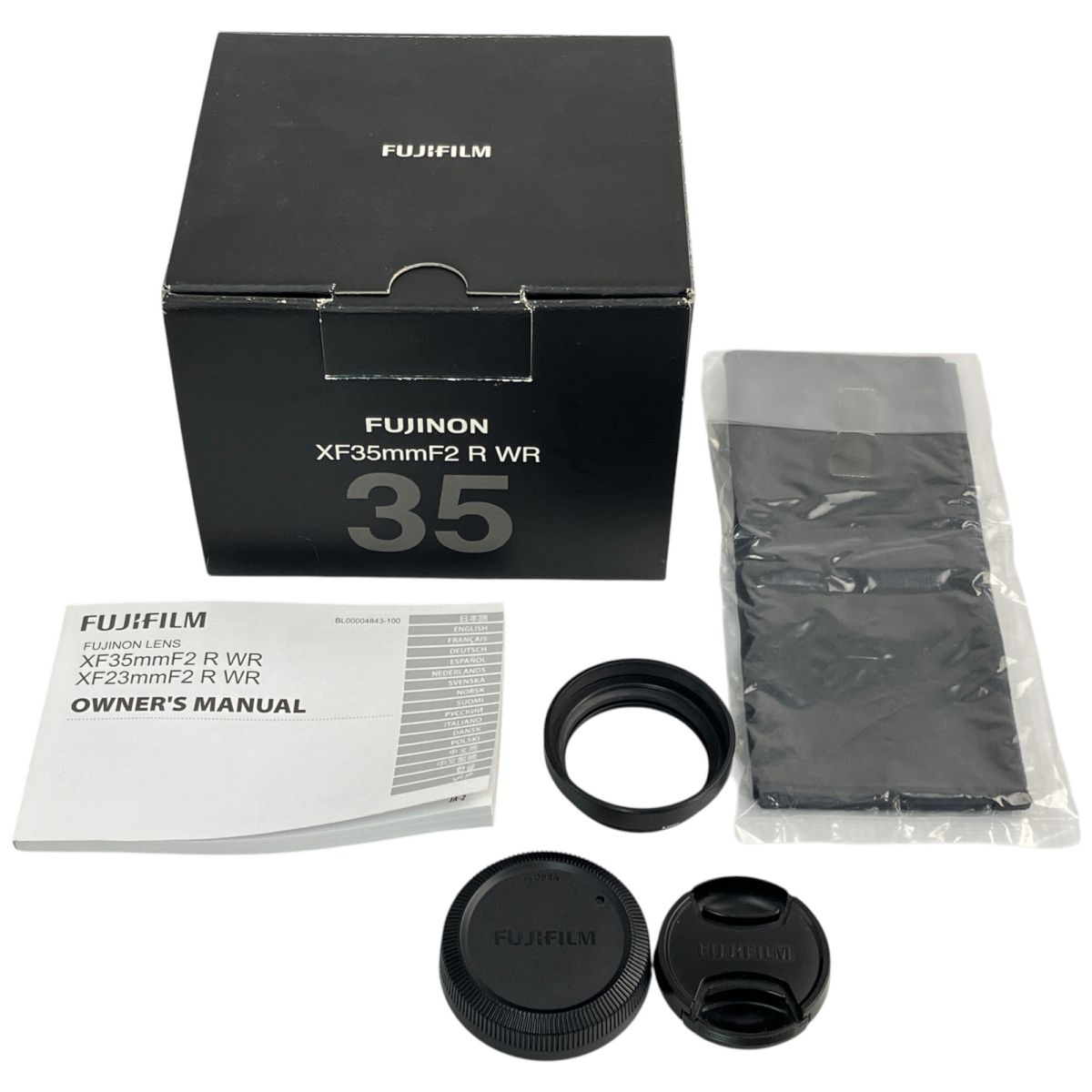 FUJIFILM 富士フイルム FUJINON XF 35mm F2 R WR 単焦点 レンズ