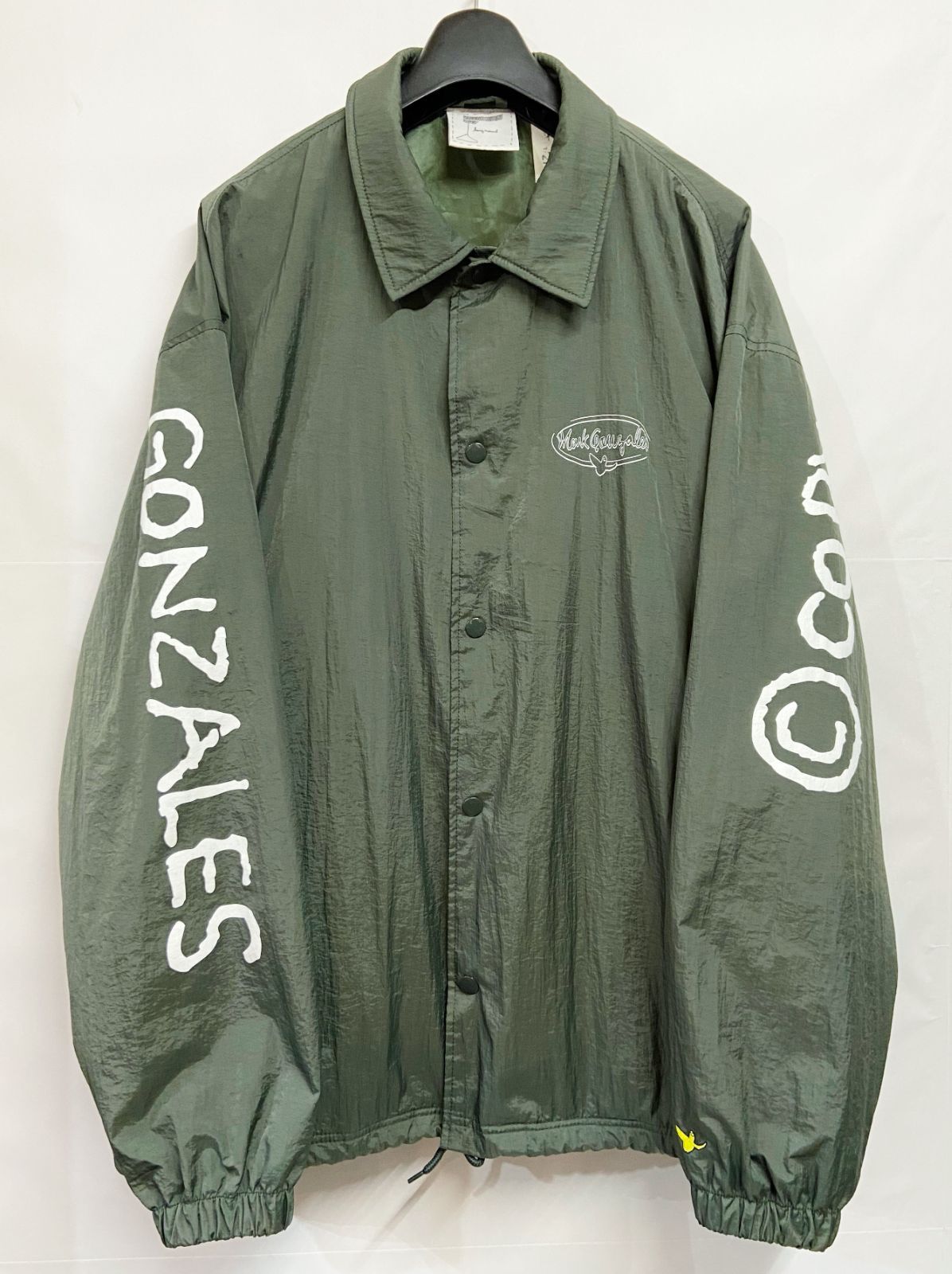 MARK GONZALES マークゴンザレス メッセージプリント コーチジャケット