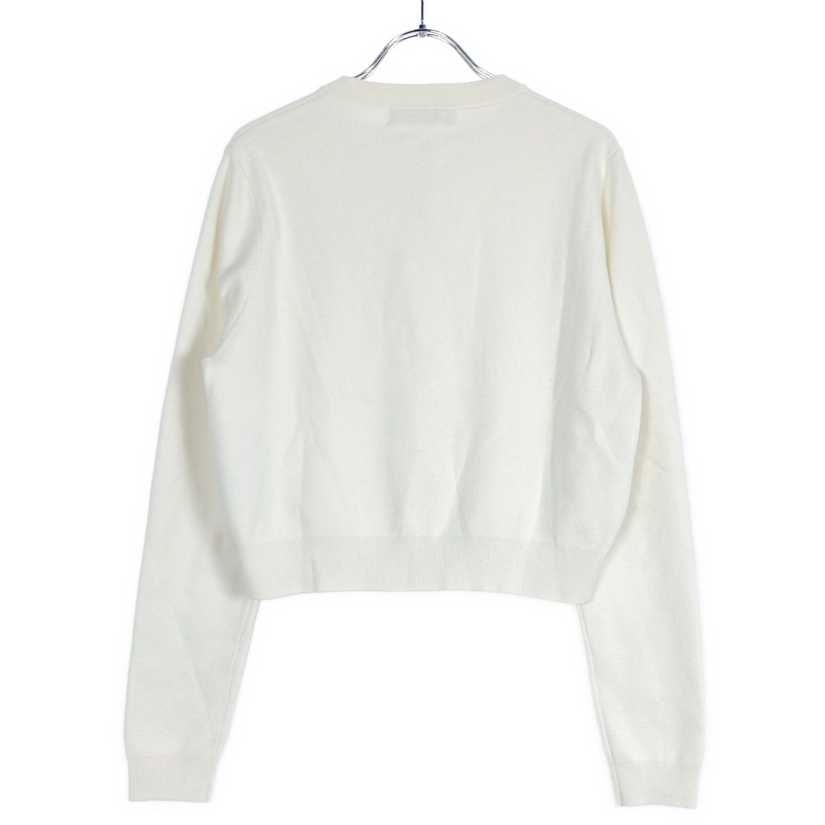 CABaNコットンカシミヤクルーネックカーディガン　ホワイトXS 即購入可 コットンカシミヤ クルーネックカーディガン | CABaN/キャバン