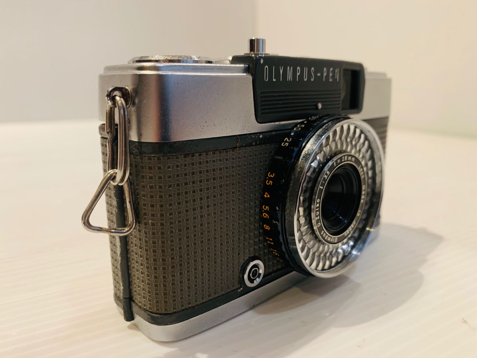 昭和レトロ】ハーフサイズカメラ OLYMPUS PEN EE-2【赤ベロ不良