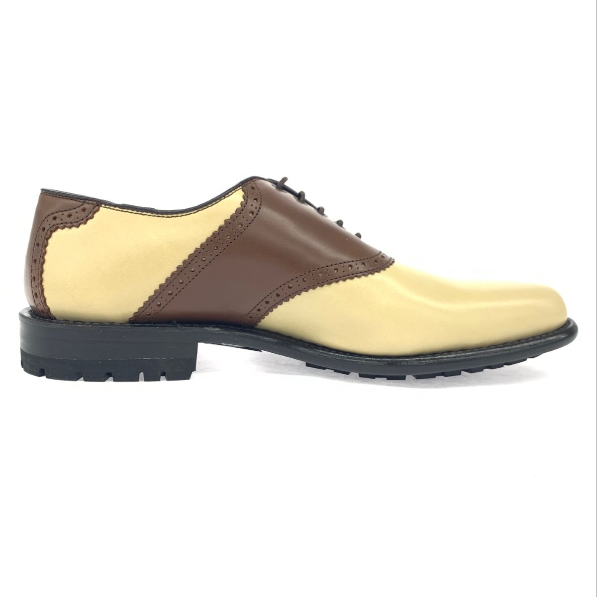 美品 REGAL リーガル サドルシューズ Y723 ブラウン/ベージュ レザー 