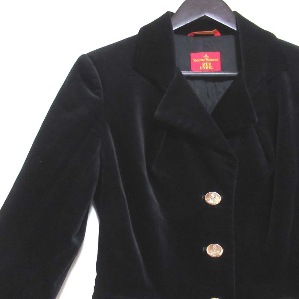 Vivienne Westwood RED LABEL ベルベット ジャケット Vivienne Westwood - 美品 VIVIENNE WESTWOOD RED LABEL