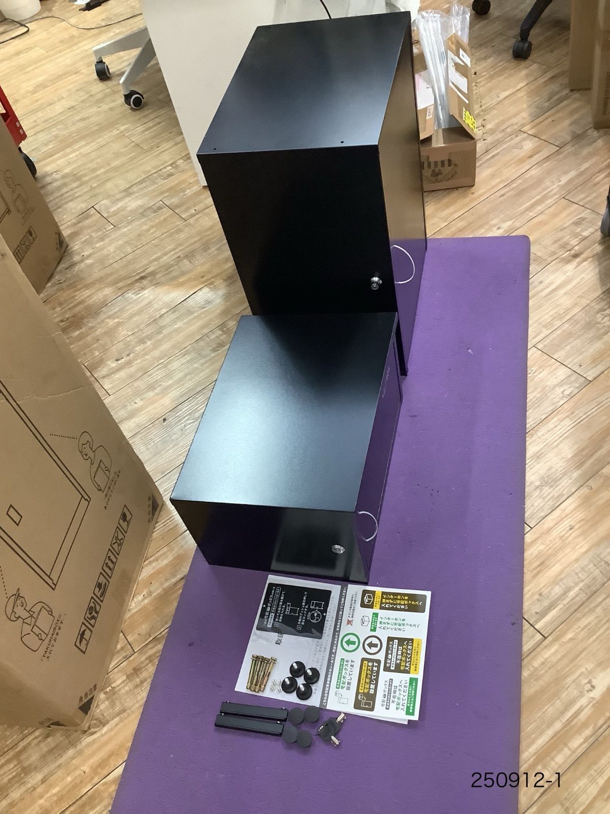 P0315 宅配ボックス デュオ ブラック 250912-1