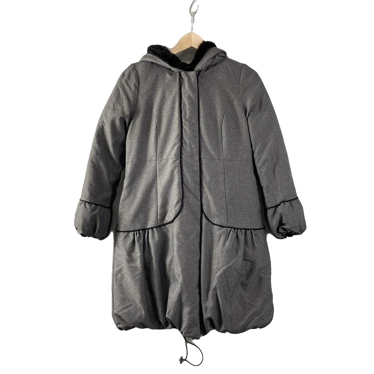 TOCCA(トッカ) ダウンコート サイズ00 XS レディース - 黒×グレー 長袖  