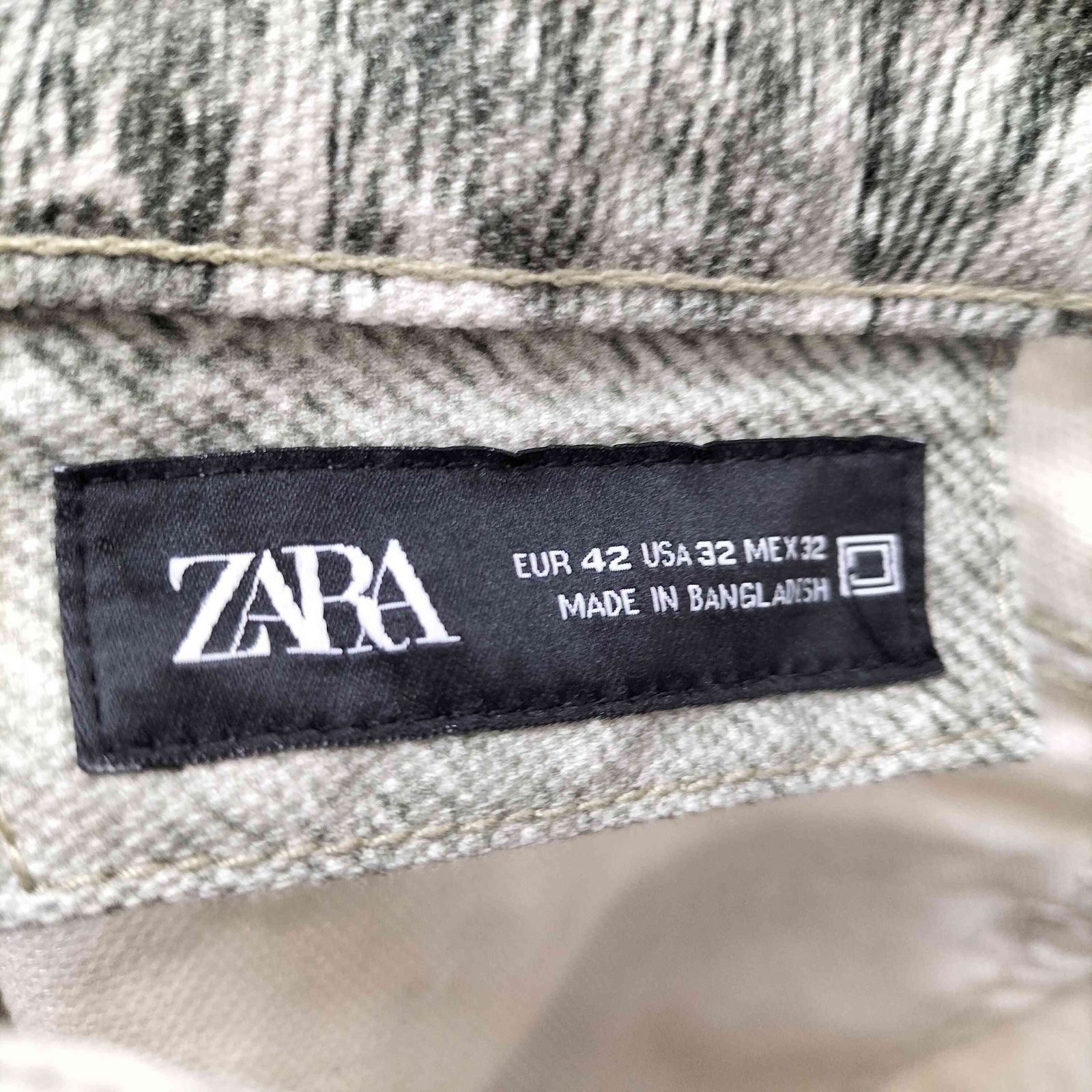 ザラ ZARA ABSTRACT PRINT TROUSERS アブストラクト柄リラックス